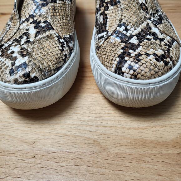 J/Slides Heidi Slip-On Round toe Platform Sneaker Python Snake Print Size 6.5 - Picture 6 of 13